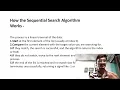 What is sequential search in python