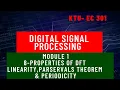Digital Signal Processing Module 1 Part 8 Properties of DFT