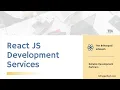 Get React js Development Services in 2022