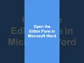 Lagu Open the Editor Pane to Check Spelling and Grammar in Microsoft Word With This Keyboard Shortcut