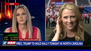 Wall to Wall Erin Perrine s President Trump s N C rally with Greta