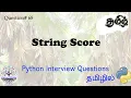 - Python Score of a String Python Interview Questions DE Interview Questions FAANG