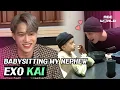 Download Lagu [C.C] Such a sweet uncle to his nephew and niece❤ Kai's parenting day #EXO #KAI