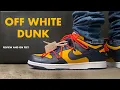Off White Nike Dunk Low University Gold Review and On Feet