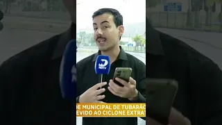 Ciclone no Sul: Tubarão suspende aulas e reforça ações de segurança #scnoar