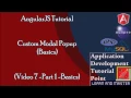 AngularJs Tutorial Basics 7 Custom Modal Popup Page