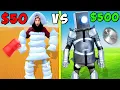 50 vs 500 Full Body Armor BUDGET CHALLENGE