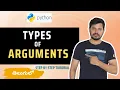 Python Tutorials For Beginners in Telugu - Tutorial 11 Types of arguments in python functions