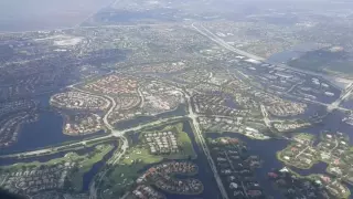 JetBlue A320 Landing At Fort Lauderdale Airport FLL - Flight 386 BGI