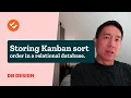 Real Code How do you store the sort order of a Kanban board in a database