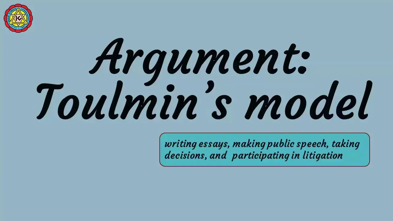 Toulmin's Model of Argument
