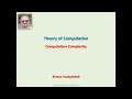 Theory of Computation Lec 23 Computation Complexity