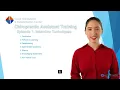 Chiropractic Assistant Training Episode 1 Interview Techniques