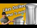 Simplehuman Motion Sensor 45L 12 Gallon Trash Can Likes Dislikes Things To Avoid Product Links
