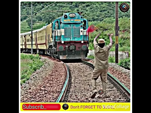💥Some goons stop the train and threaten💯the man into letting their truck go first.🔥boy attitude