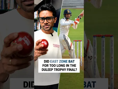 Did East Zone bat for too long in the Duleep Trophy final? 🤔