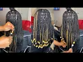 2 QUICK EASY WAY TO ADD BEADS TO BRAID with without rubber band