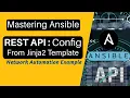 Ansible Tutorial REST API Body Format JSON Jinja2 Cisco RESTCONF IOS Configuration