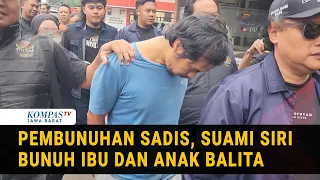 Tampang Sadis Suami Siri Pembunuh Istri dan Anak di madiun