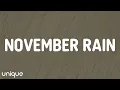 Download Lagu Guns N' Roses - November Rain (Lyrics)