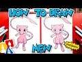 How To Draw Mew From Pokemon
