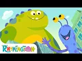 Download Lagu The Day The Big Monster Came To Play | Monster Cartoon | Rhymington Square