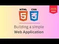 Master WebApp Development Part 2 Building a simple web application