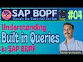 Built In Queries BOPF Tutorial -