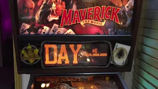 Maverick Pinball Machine - Advertised on EBay