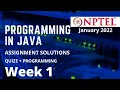 NPTEL Programming in Java Week 1 Quize Programming Assignment solution