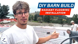 AM I IN OVER MY HEAD?!! Radiant Flooring Install (DIY Barn Build)