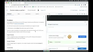 Codechef - Practice Makes Us Perfect Problem