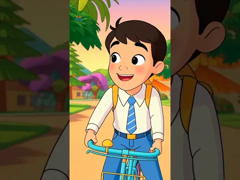 Hum School Chale, हम स्कूल चलें, Nursery Videos and Cartoon Rhymes #shorts #kidsvideos #poems #viral