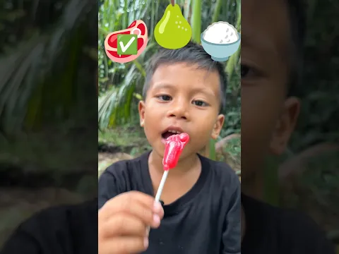 MAKAN SESUAI WARNA EMOJI DIATAS #shorts
