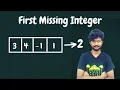 First Missing Integer Interviewbit solution First Missing Positive Leetcode Solution