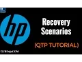 Recovery Scenarios - HP TutoriaL