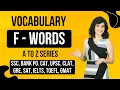 English Vocabulary Learn 35 F Words With Antonyms For All Exams ChetChat