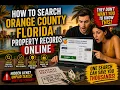 How to Search Orange County Florida Property Records Online