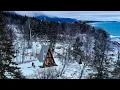 Lagu Escaping FREEZING COLD at Off Grid Cabin on Lake Superior!