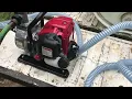 HONDA WX10T WATER PUMP IN ACTION