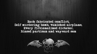 avenged sevenfold exist lyrics on screen full hd 