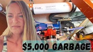 How to THROW AWAY $5K | Our Watermaker DISASTER (*Update*)| Sailing Joco EP106
