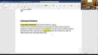 Council Budget Meeting December 1 2022 Part 4 Part 6  Council Budget Meeting December 1 2022 Part 4 Part 6