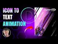 Divi Theme Icon To Text Animation
