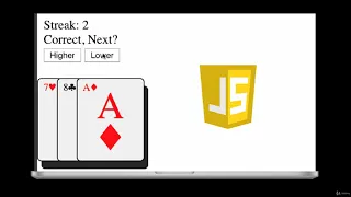 JavaScript practice build a game Card game - learn JavaScript