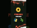 Drawing sunflower using Turtle