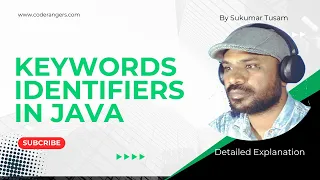 Identifiers And Keywords in Java