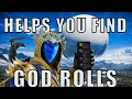 This destiny 2 app shows you all God Rolls all weapons all exotic where they are and much more