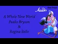 Peabo Bryson & Regina Belle   A Whole New World (LYRIC)