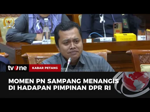Perwakilan Hakim Menangis saat Mengadu Kenaikan Gaji di DPR